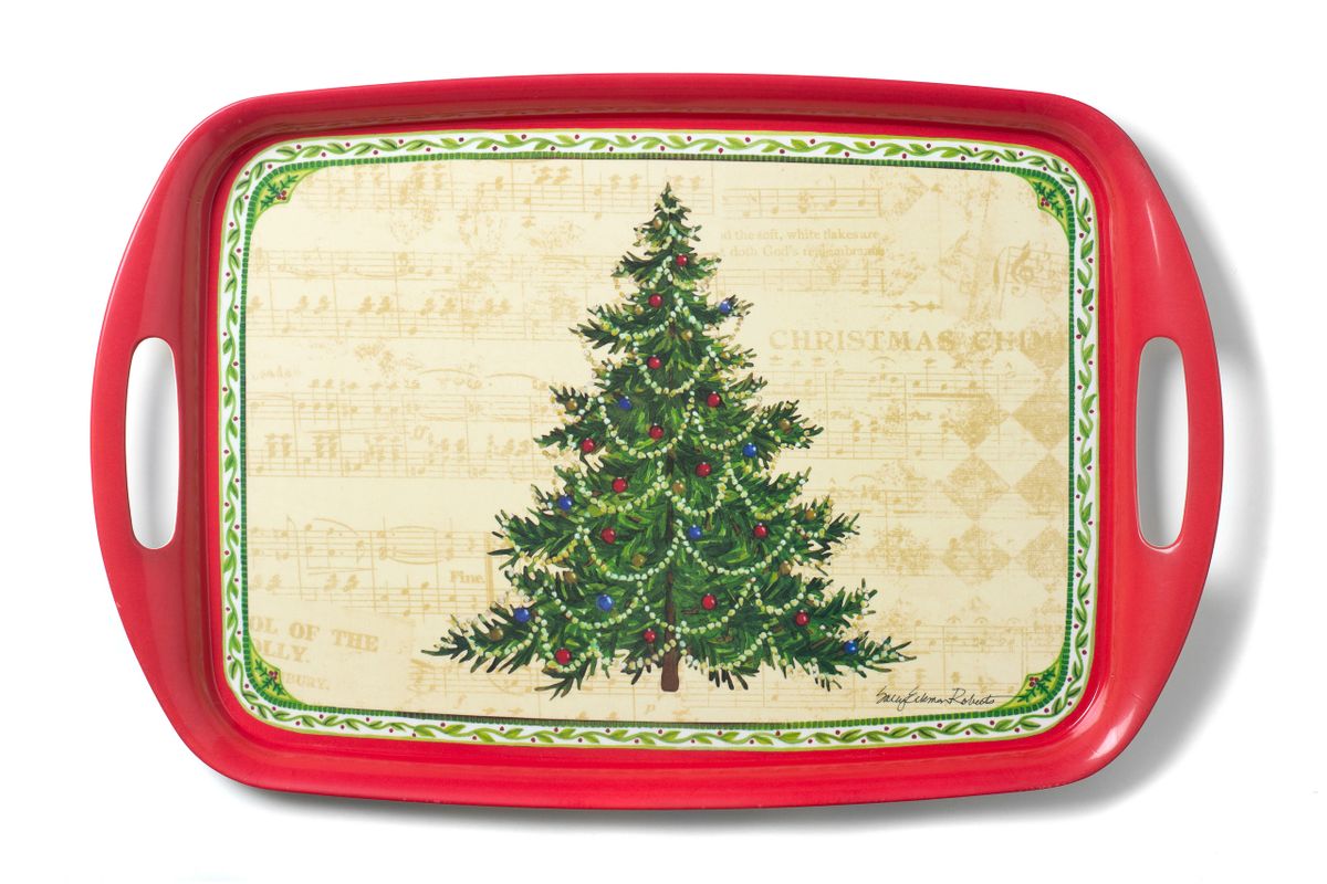 Merry Christmas Tree Tray